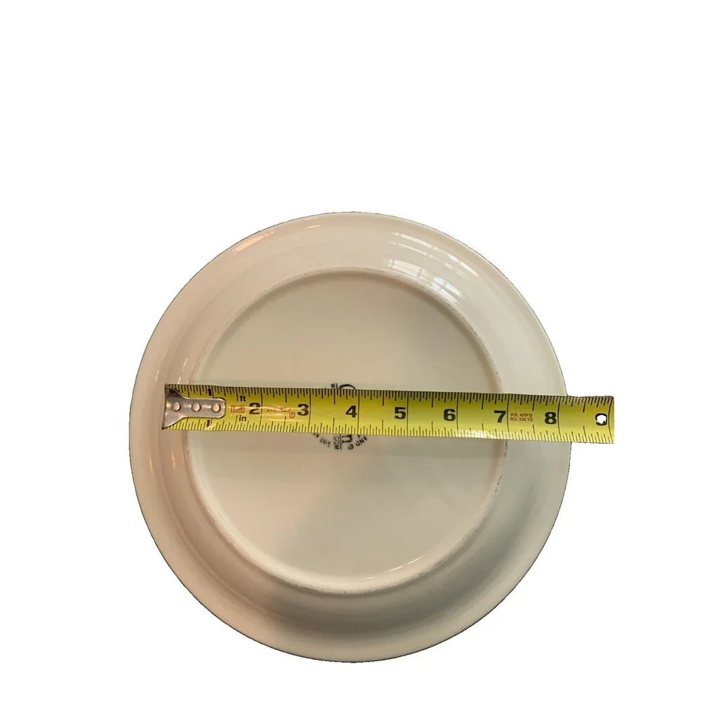 PIER 1 Imports Gibson Umbrina Pattern Dinner Plates Four (4) Count Discontinued